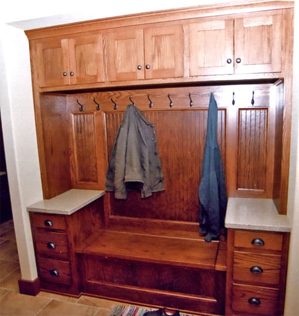 Custom Coat Rack and Storage Unit Randall & Design