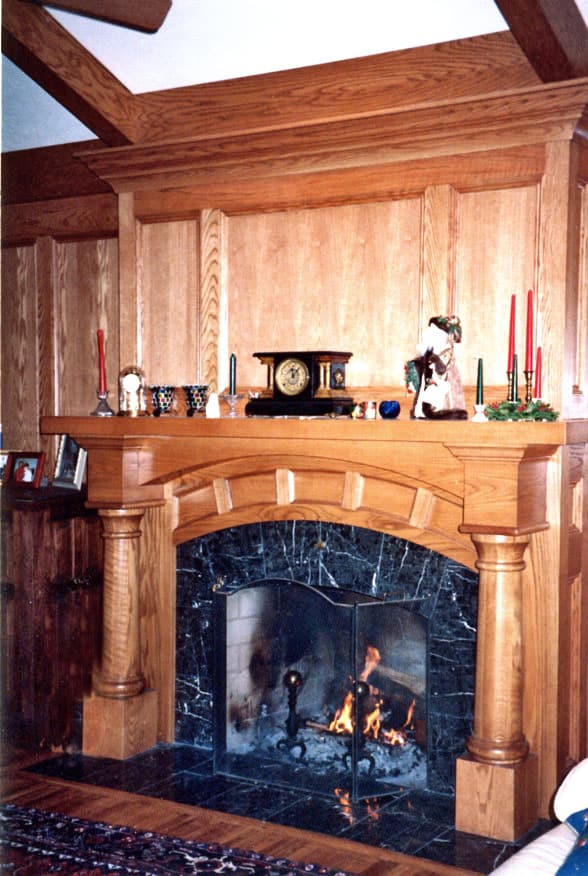Custom Fireplace Center Randall & Design
