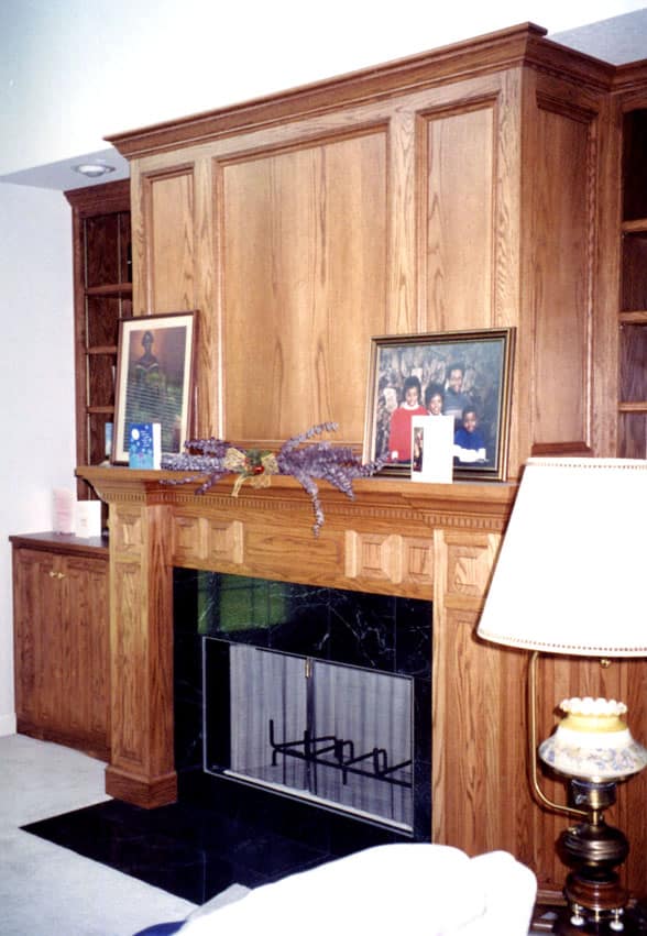 Custom Fireplace Center Randall & Design