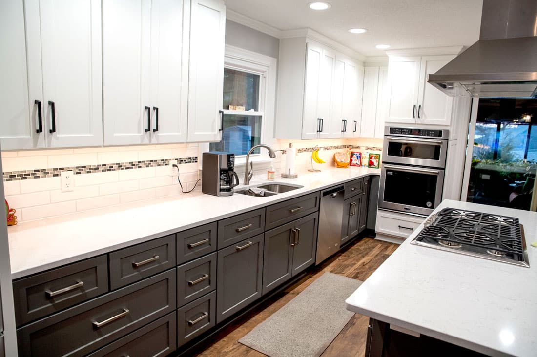 Haas Custom Grey and Peninsula Randall & Design